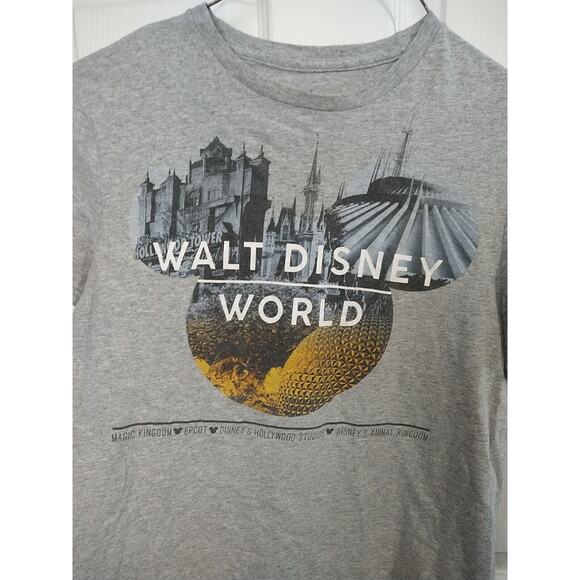 Disney Parks Walt Disney World Woman S Grey Short Sleeve Tee - Picture 5 of 8
